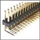 Gold Double Row Right Angle Header - 80 Pin