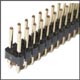 Gold Double Row Straight Header - 80 Pin