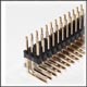 Gold Triple Row Right Angle Header - 120 Pin